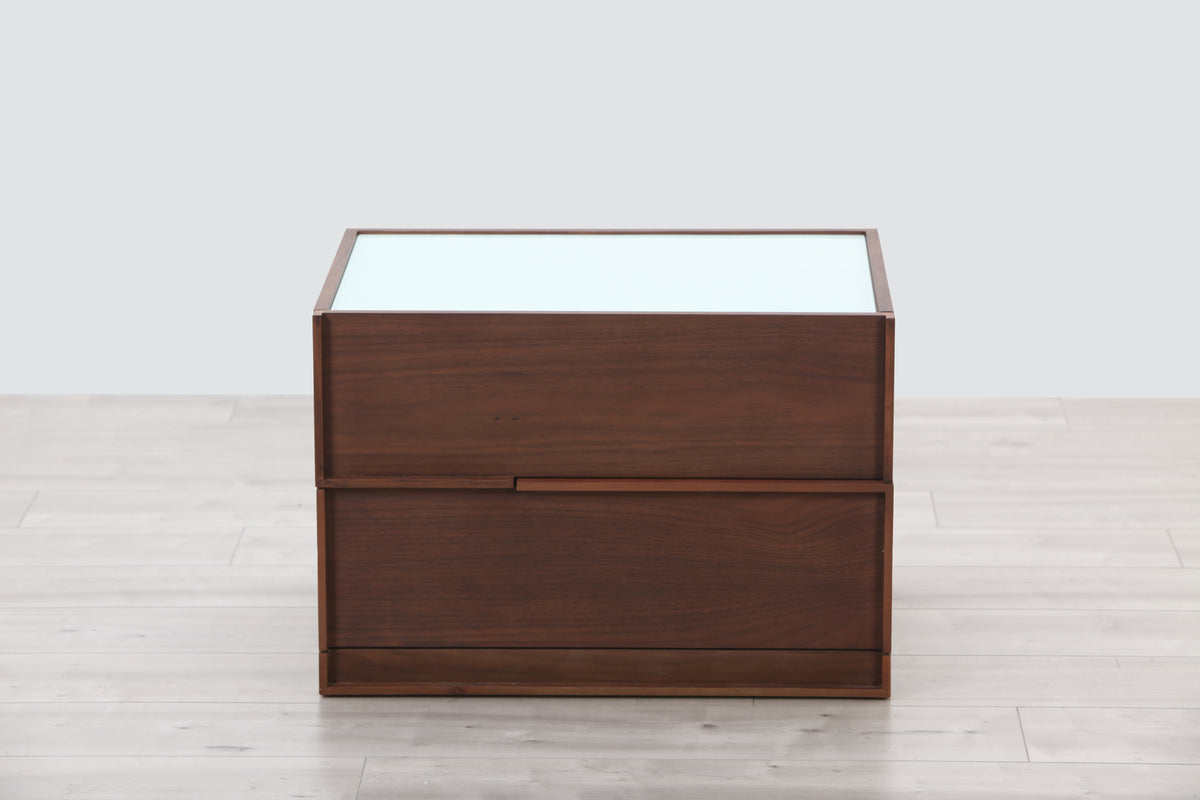 Chloe Modern Walnut Night Table Modern Concept — free download